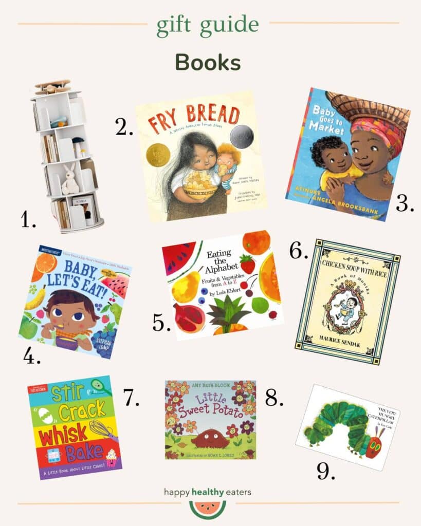 Happy Healthy Eaters 2024 Holiday Gift Guide images for books about food