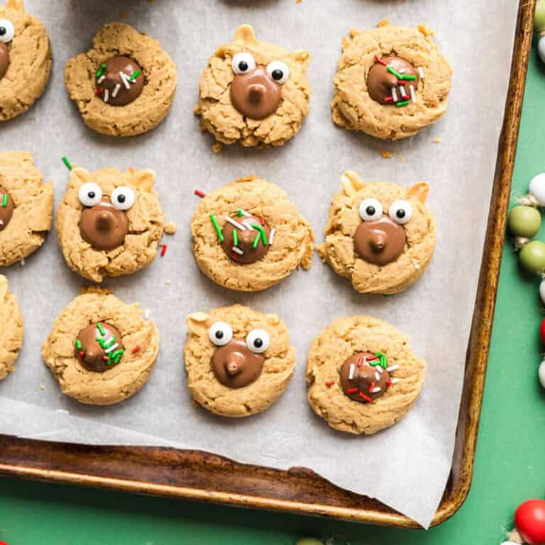 PB blossom bear cookies.