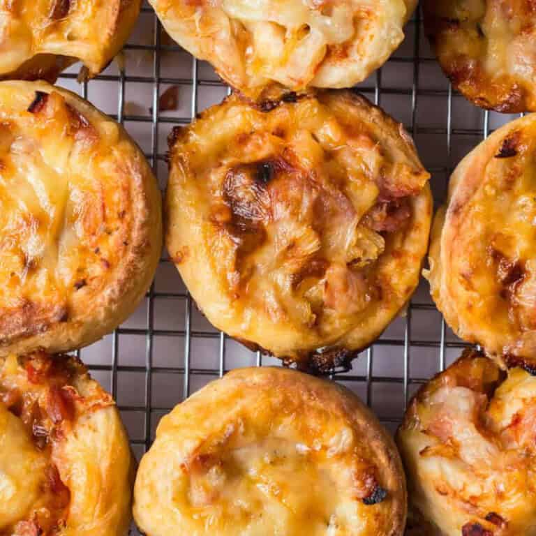 Muffin Tin Pizza Rolls